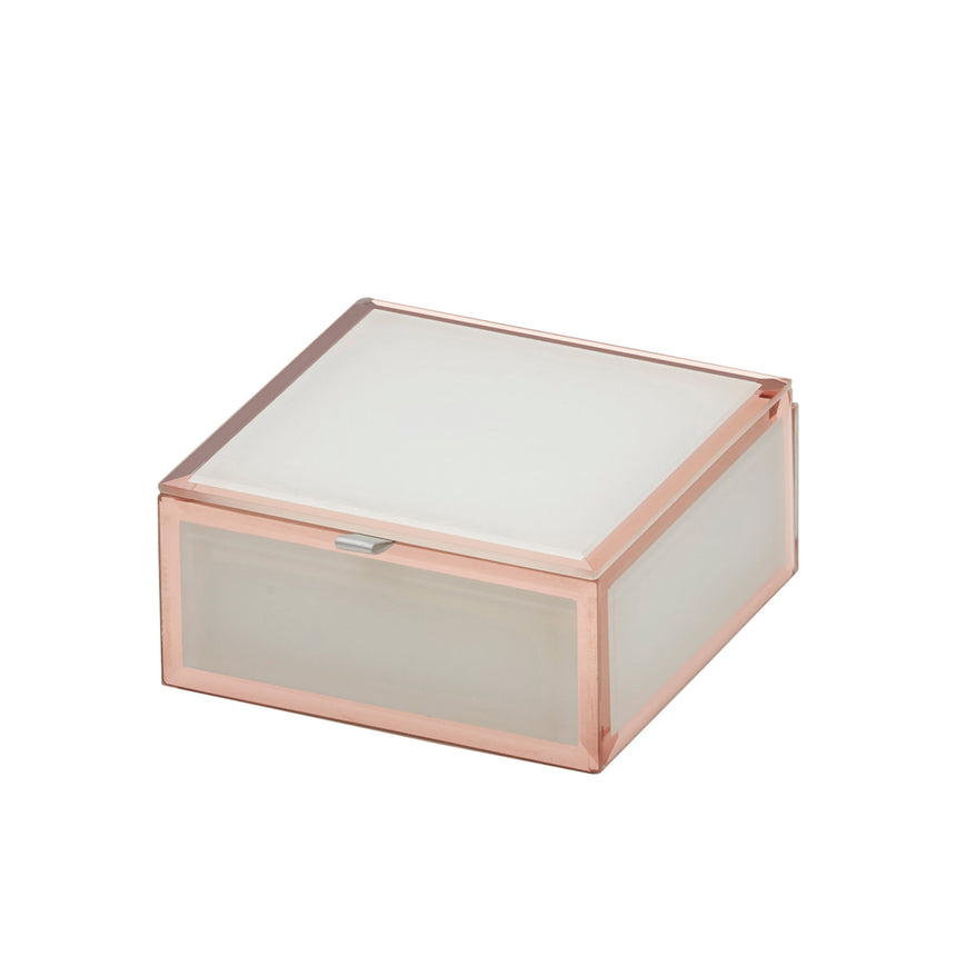 One Six Eight London Sara Jewellery Box 12cm White - Image 01