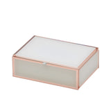 One Six Eight London Sara Jewellery Box 20cm White - Image 01