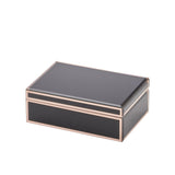 One Six Eight London Sara Jewellery Box 26cm Black - Image 01