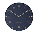 One Six Eight London Sienna Wall Clock 50cm Ocean Blue - Image 01