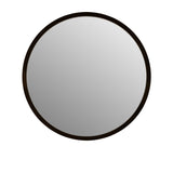 One Six Eight London Round Tina Wall Mirror 95cm Black - Image 01