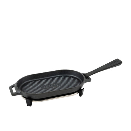 Ooni Cast Iron Grizzler Pan 46x16cm - Image 01