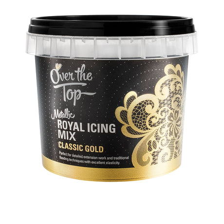 Over The Top Royal Icing Mix 150g Classic Gold - Image 01