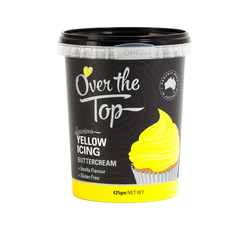 Over the Top Buttercream Yellow 425g - Image 01