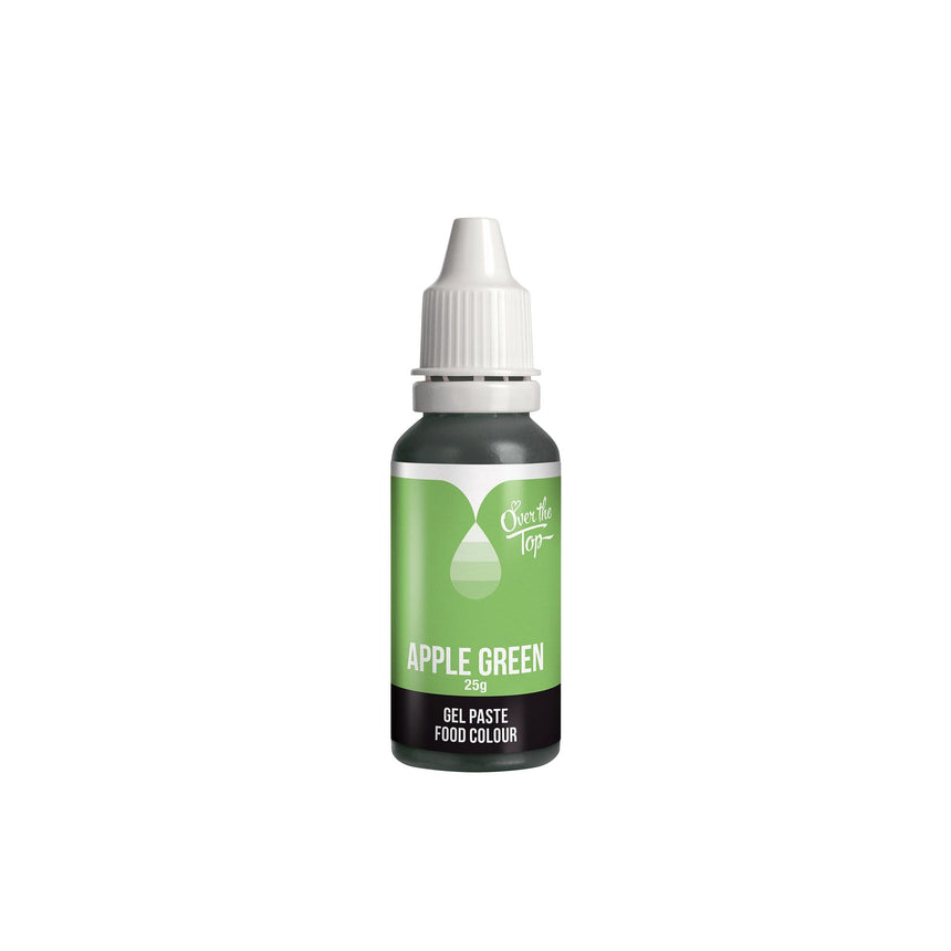 Over the Top Gel Food Colour 25ml Apple Green - Image 01