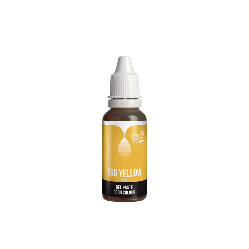 Over the Top Gel Food Colour 25ml Egg Yellow - Image 01