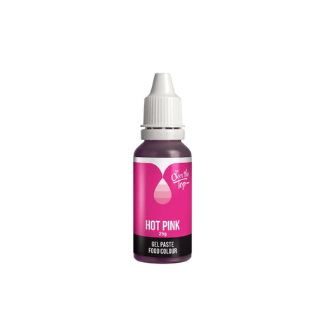 Over the Top Gel Food Colour 25ml Hot in Pink - Image 01