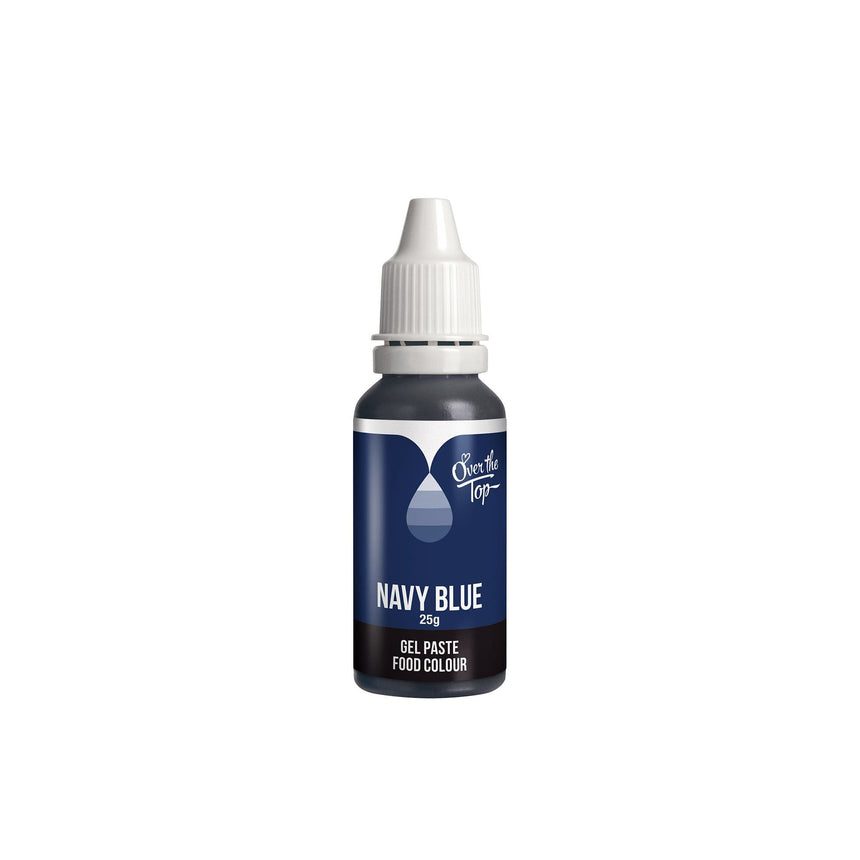 Over the Top Gel Food Colour 25ml Navy in Blue - Image 01