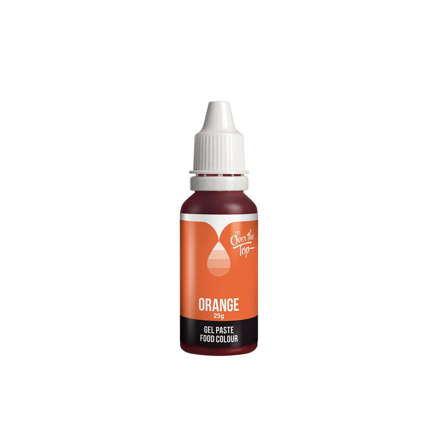 Over the Top Gel Food Colour 25ml Orange - Image 01