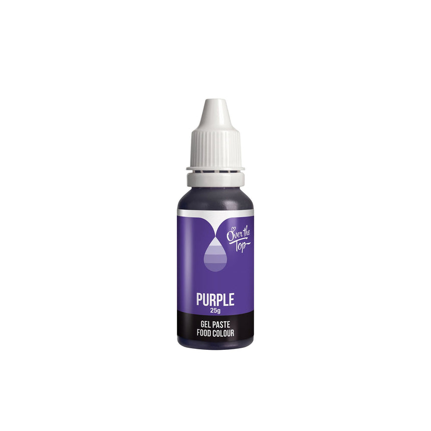 Over the Top Gel Food Colour 25ml Purple - Image 01