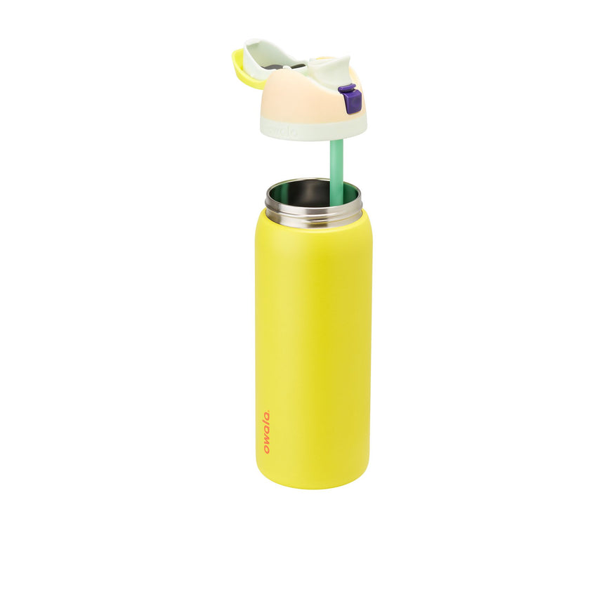 Owala FreeSip Insulated Water Bottle 946ml (32oz) Lemon Limeade - Image 04