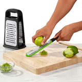 OXO Good Grips Etched Box Grater with Removeable Zester - Image 03