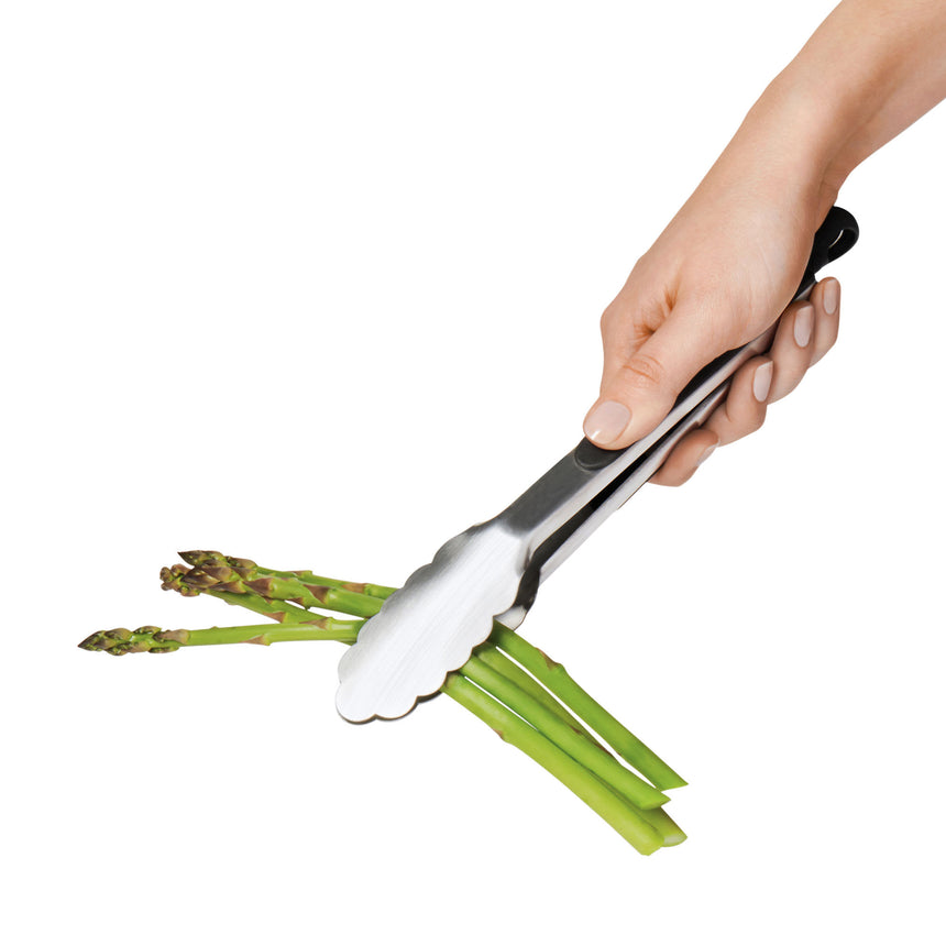 OXO Good Grips Stainless Steel Lock Tongs 23cm - Image 03