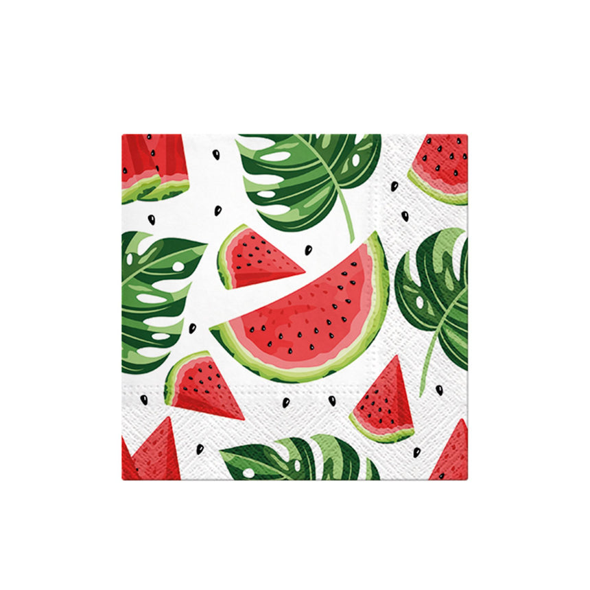 PAW Everyday 3ply Paper Napkin 20 Pack Tasty Watermelons - Image 01