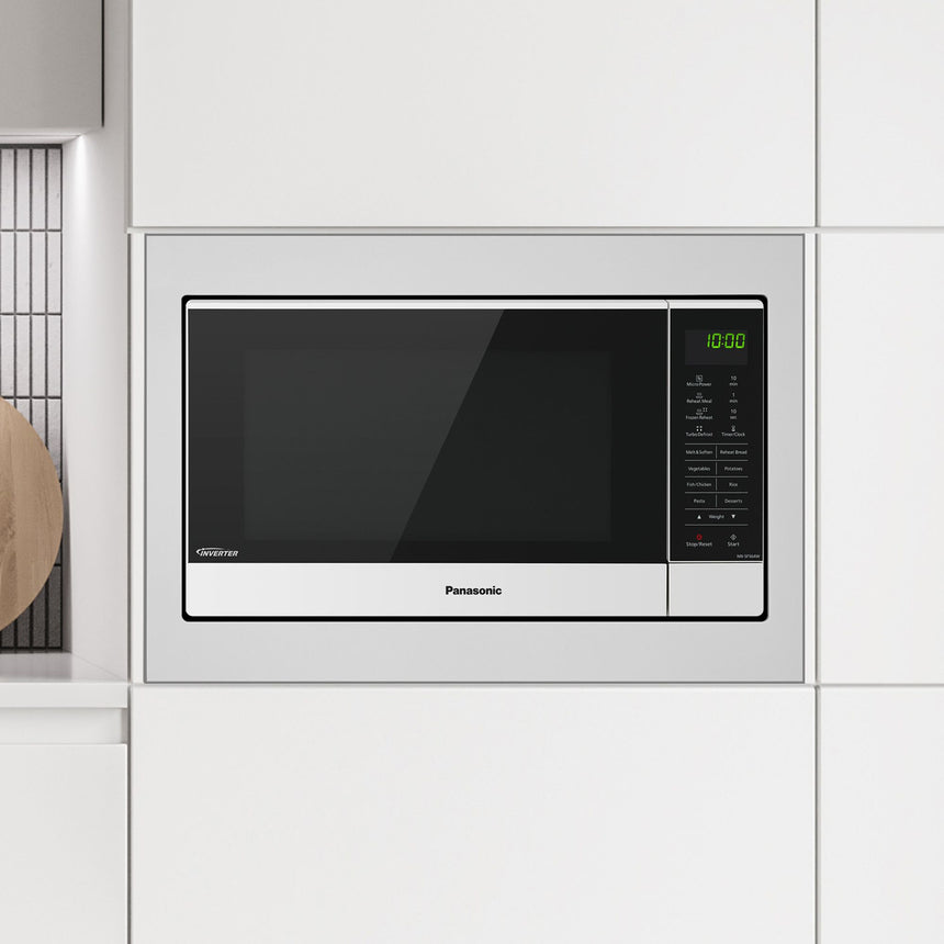 Panasonic Flatbed Microwave Oven 27L White - Image 02