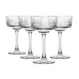 Pasabahce Elysia Champagne Coupe Glass 260ml Set of 4 - Image 01