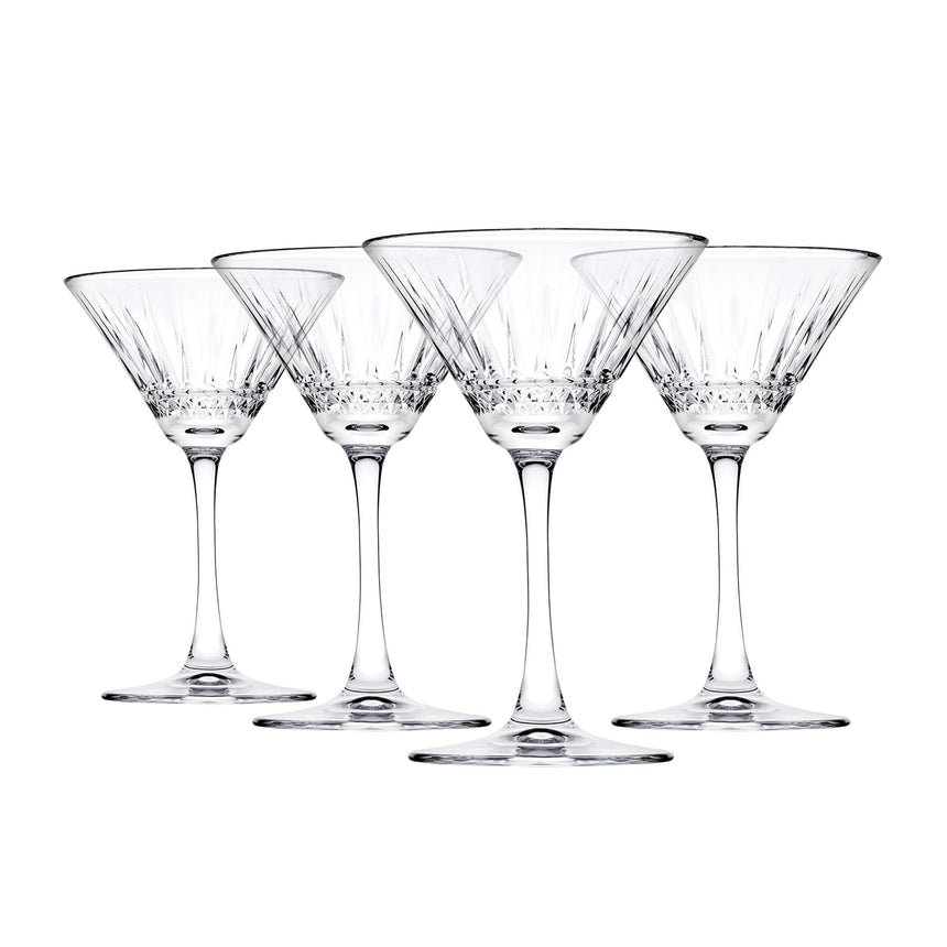 Pasabahce Elysia Martini Glass 220ml Set of 4 - Image 01