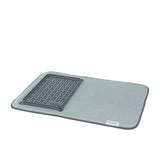 Polder Microfibre Drying Mat with Glass Tray Gray - Image 02