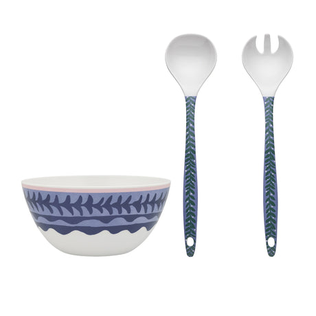 Porto Bahama Serving Bowl and Salad Server Set 2pc - Image 01