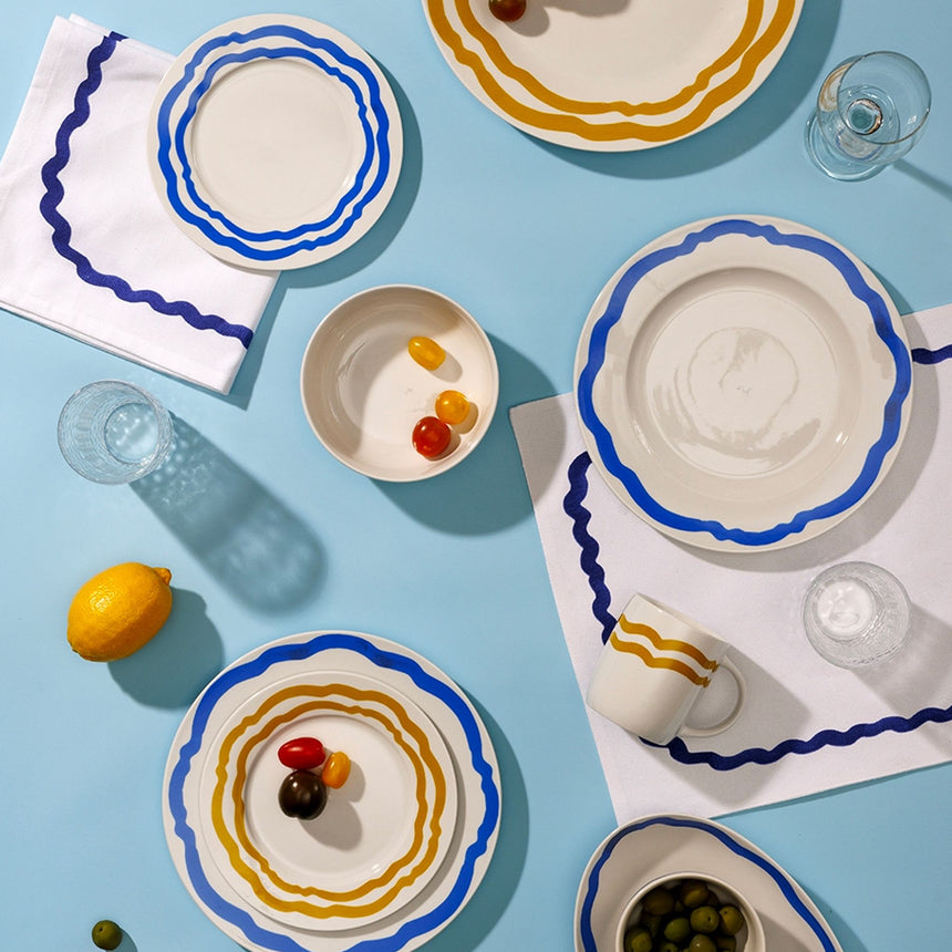 Porto La Mer Dinner Set 12 Piece Indigo - Image 02