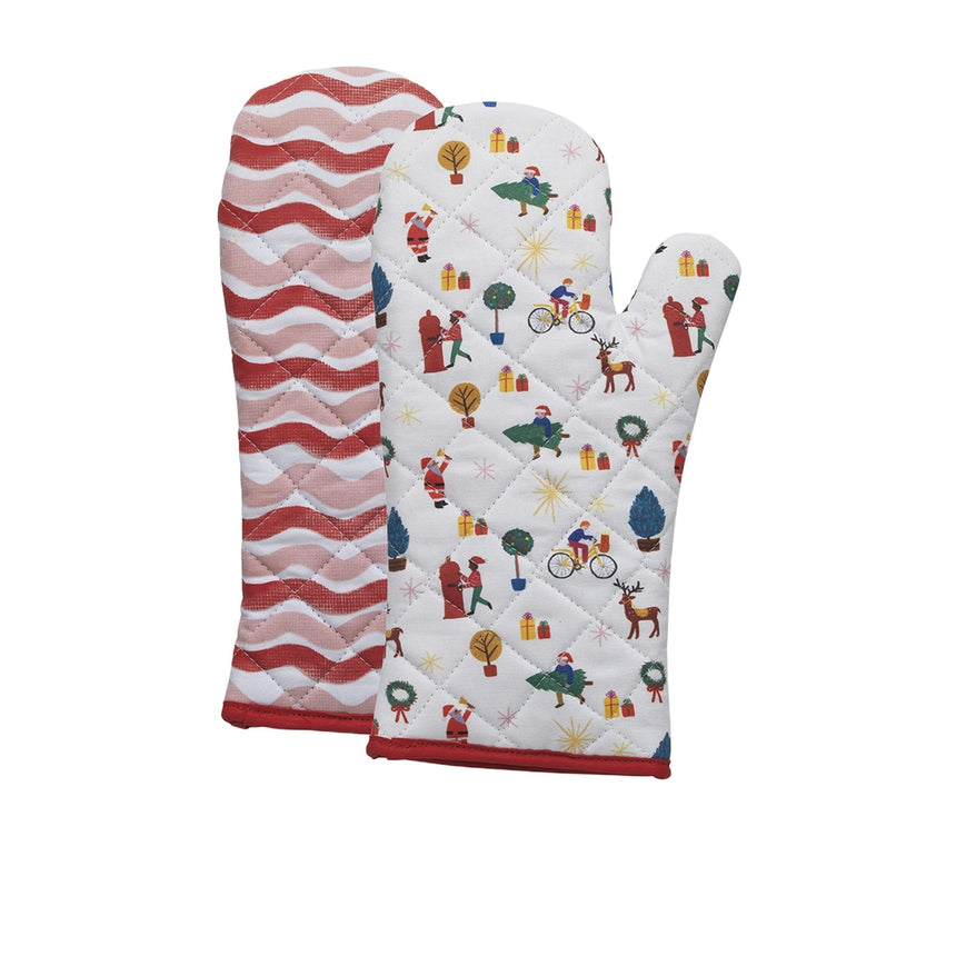 Porto Night Before Oven Mitt Set of 2 - Image 01