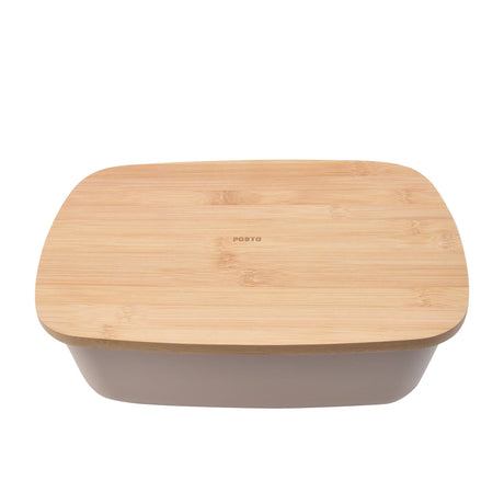 Porto Zest Bread Bin with Bamboo Lid - Image 01