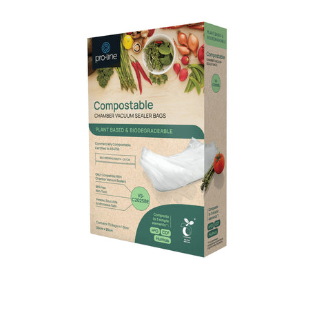 Pro-line Compostable Chamber Bags 20x25cm Pack of 70 - Image 01