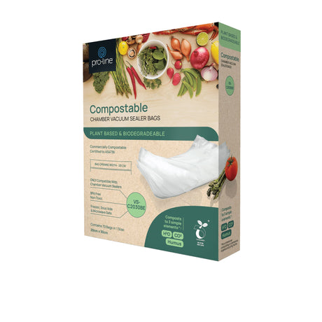 Pro-line Compostable Chamber Bags 20x30cm Pack of 70 - Image 01