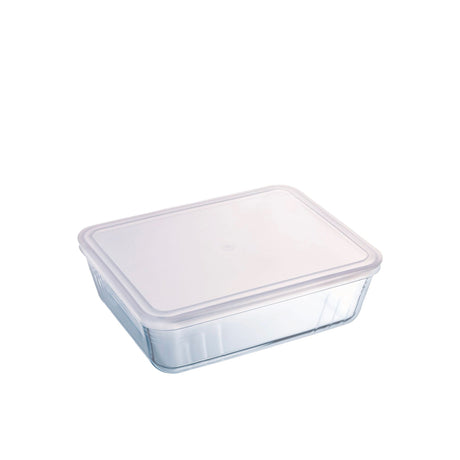 Pyrex Cook & Freeze Rectangular Glass Storage 1.5L White - Image 01