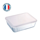 Pyrex Cook & Freeze Rectangular Glass Storage 4L White - Image 03