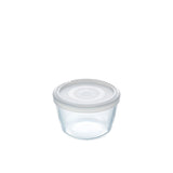 Pyrex Cook & Freeze Round Tall Glass Storage 600ml White - Image 01