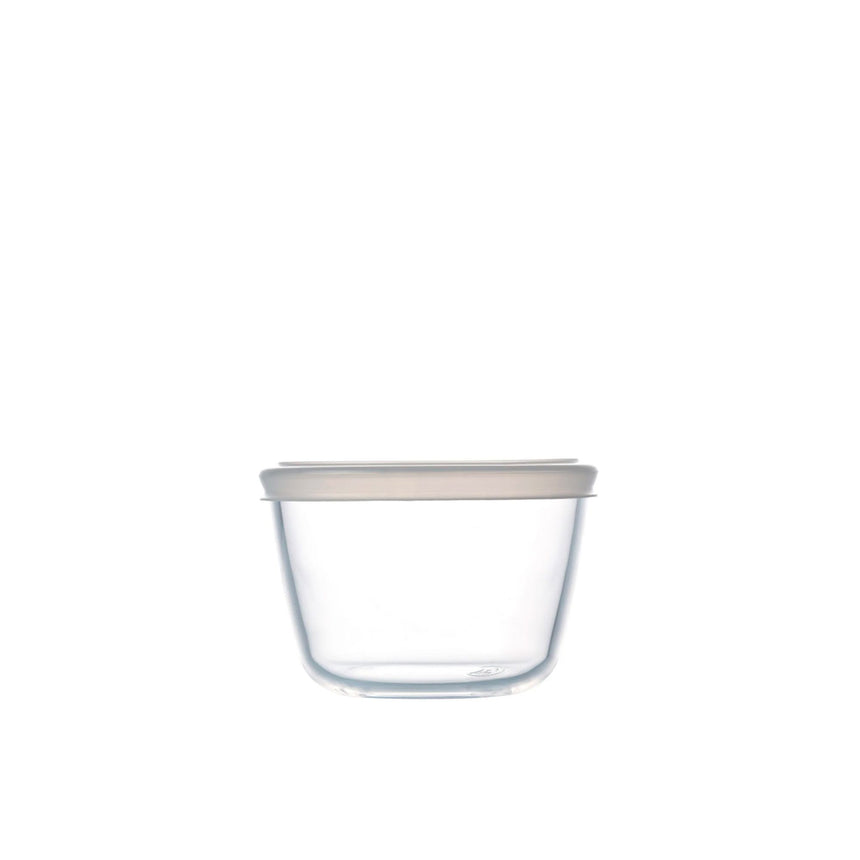 Pyrex Cook & Freeze Round Tall Glass Storage 600ml White - Image 05