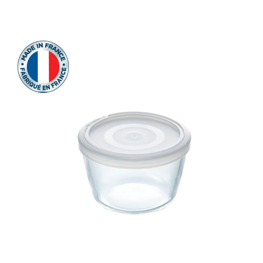 Pyrex Cook & Freeze Round Tall Glass Storage 600ml White - Image 06