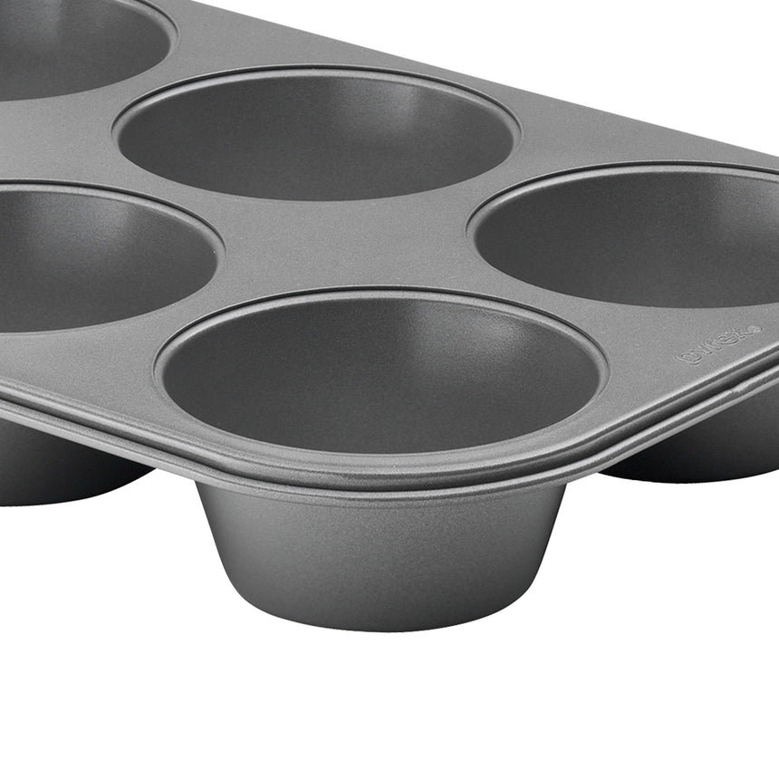 Pyrex Platinum Texas Muffin Pan 6 Cup - Image 03