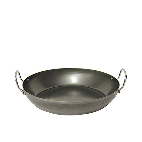 Pyrolux Industry in Blue Steel Paella Pan 32cm - Image 01