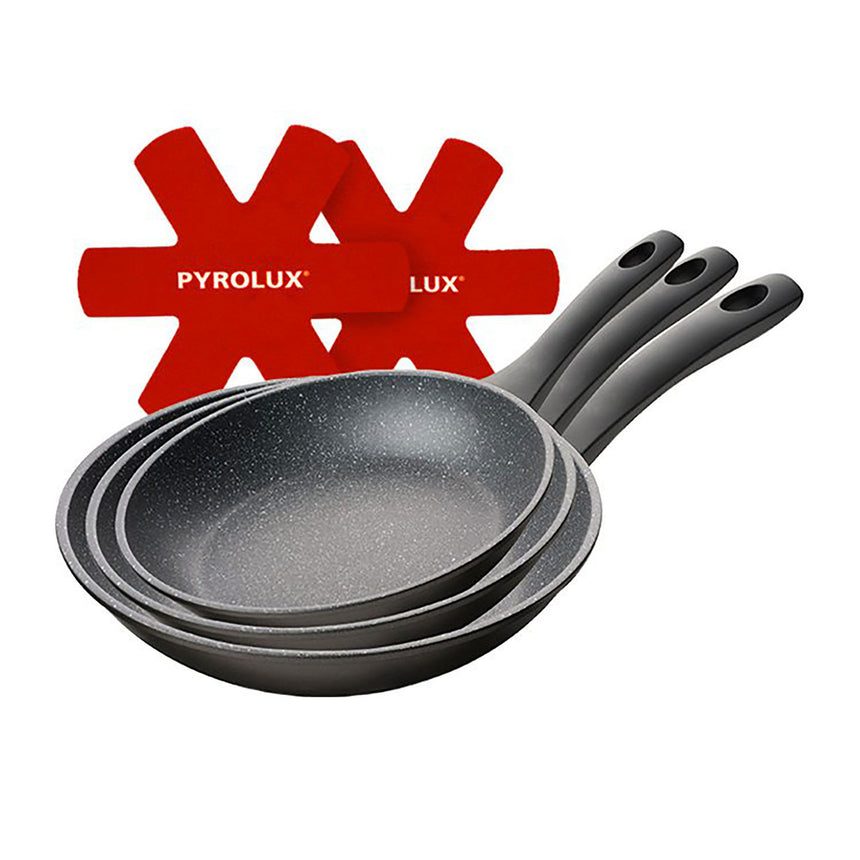 Pyrolux Pyrostone 3 Piece Frypan Set - Image 01