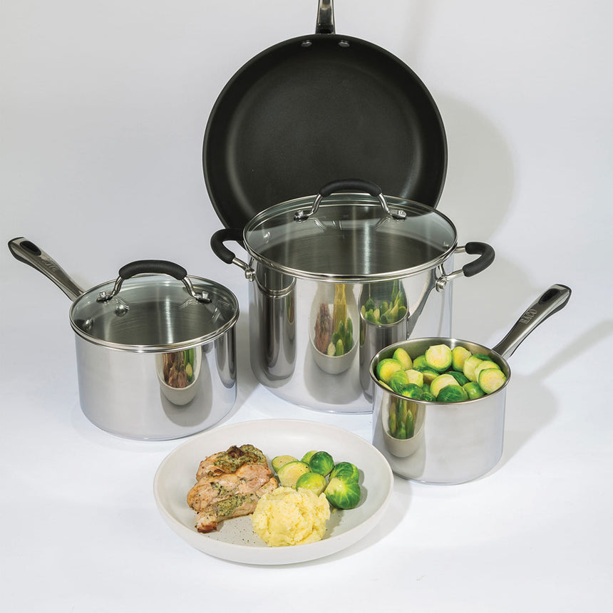 Raco Contemporary Stainless Steel Stockpot 30cm 15.1 Litre - Image 03