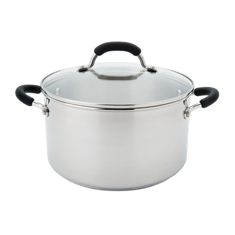 Raco Contemporary Stainless Steel Stockpot 24cm 7.6 Litre - Image 01