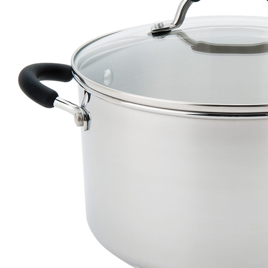 Raco Contemporary Stainless Steel Stockpot 24cm 7.6 Litre - Image 03