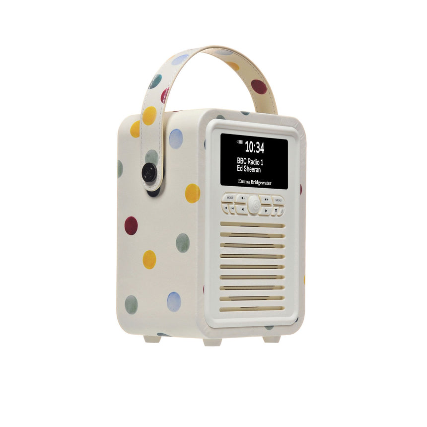 VQ Retro Mini DAB+ Digital Radio Emma Bridgewater Polka Dot - Image 01