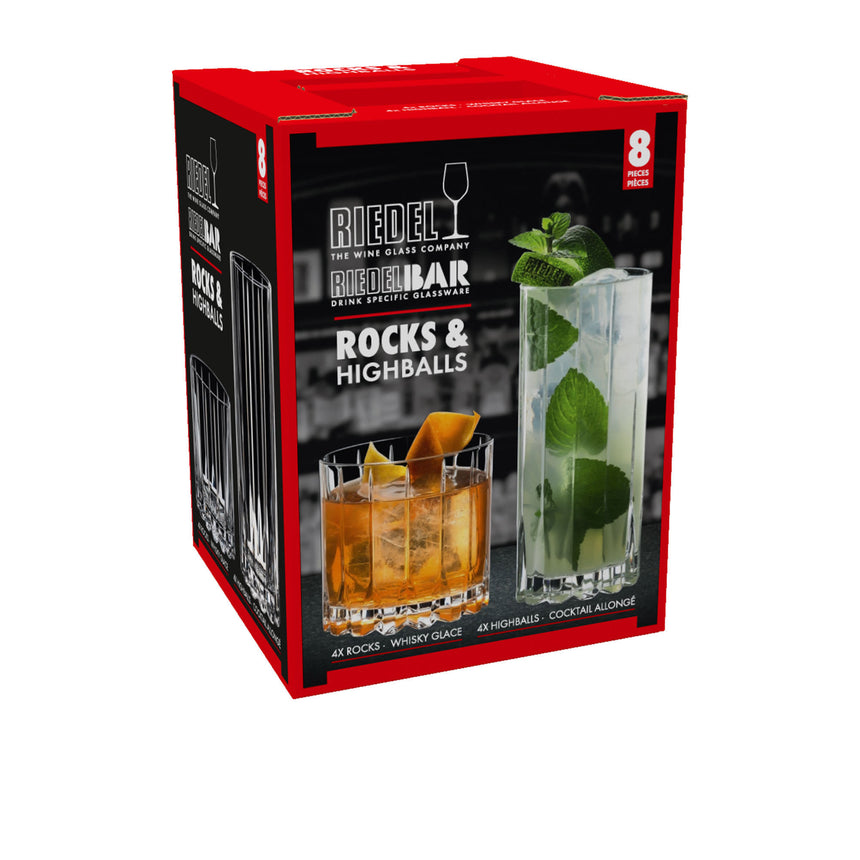 Riedel Drink Specific Rocks & Highball Set of 8 - Image 06