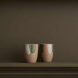 Robert Gordon Hand Brushed Latte Cup 295ml Set of 2 Green Tate - Image 03