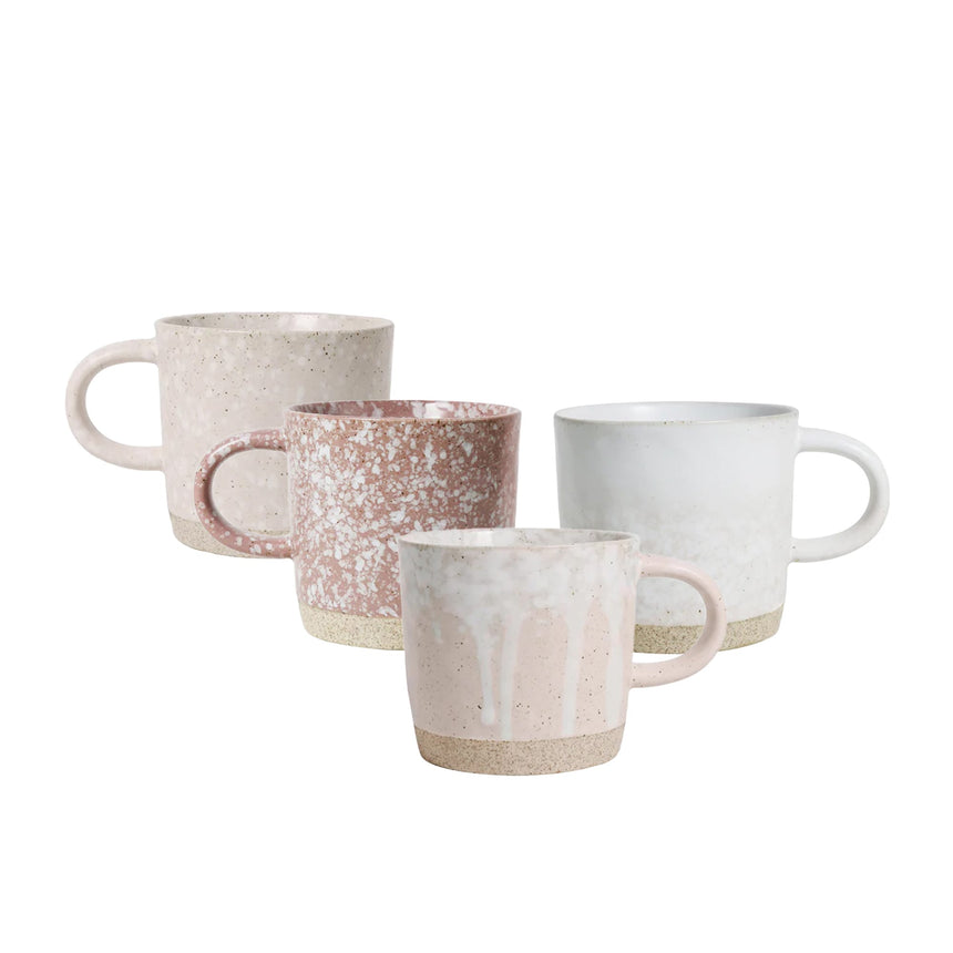 Robert Gordon Mixed Mugs 355ml Set of 4 Strata in Pink - Image 01