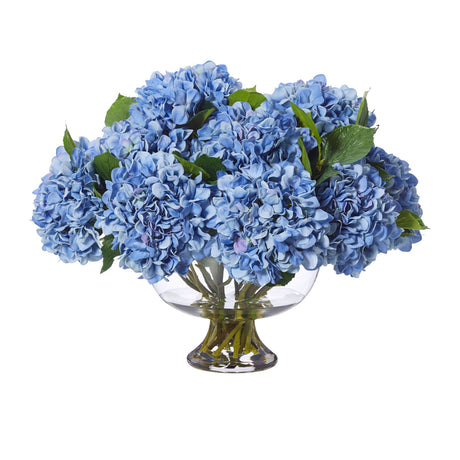 Rogue Garden Hydrangea Mix in Dahlia Bowl - Image 01