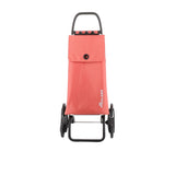 Rolser Akanto MF 6 Wheel Shopping Trolley Coral - Image 01