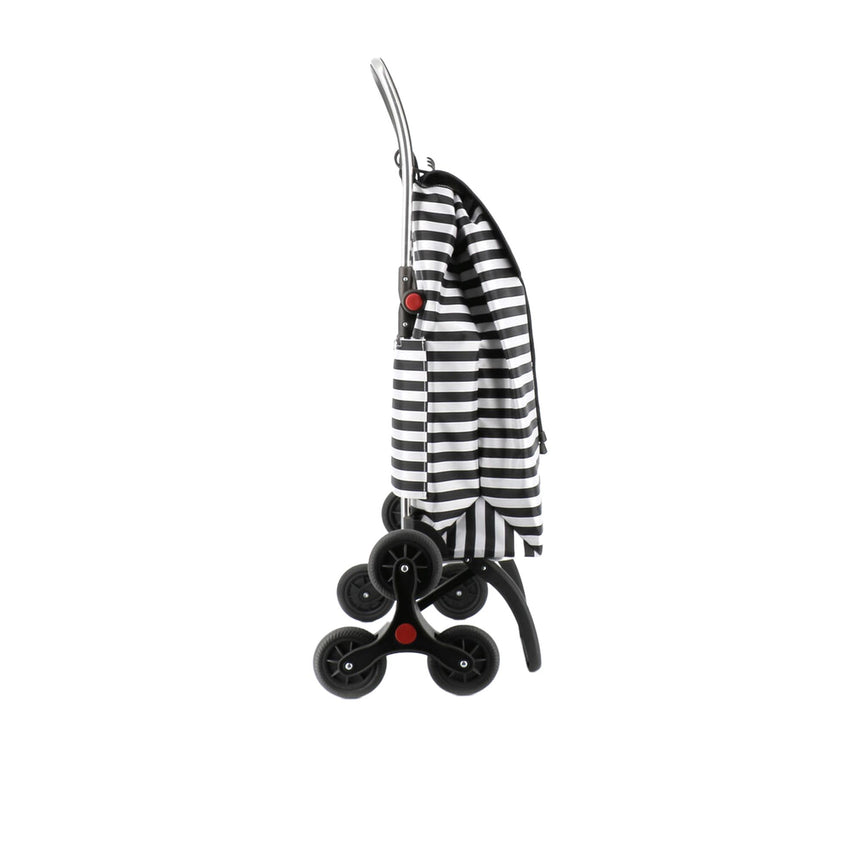 Rolser I-Max Marina 6 Wheel Shopping Trolley Black and White - Image 03