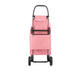 Rolser I-Max Tweed 2 Wheel Shopping Trolley Coral - Image 04