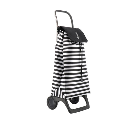 Rolser Jet Marina Joy 2 Wheel Shopping Trolley Black and White - Image 01