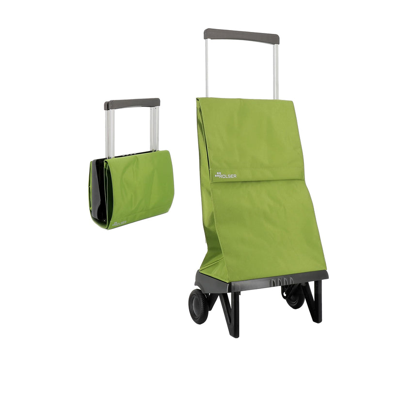 Rolser Plegamatic Foldable 2 Wheel Shopping Trolley Lime - Image 01