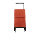 Rolser Plegamatic Foldable 2 Wheel Shopping Trolley Orange - Image 02